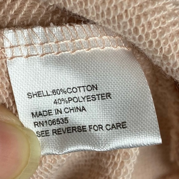 Central Park West Distressed Ripped Retro Peach T-Shirt Short Sleeve Small S - Picture 4 of 11